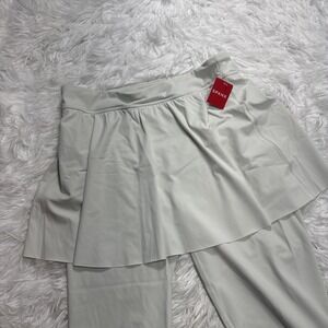 Spanx Skort Leggings Booty Boost W/ Skirt Womens 1X Athletic Pickleball New!